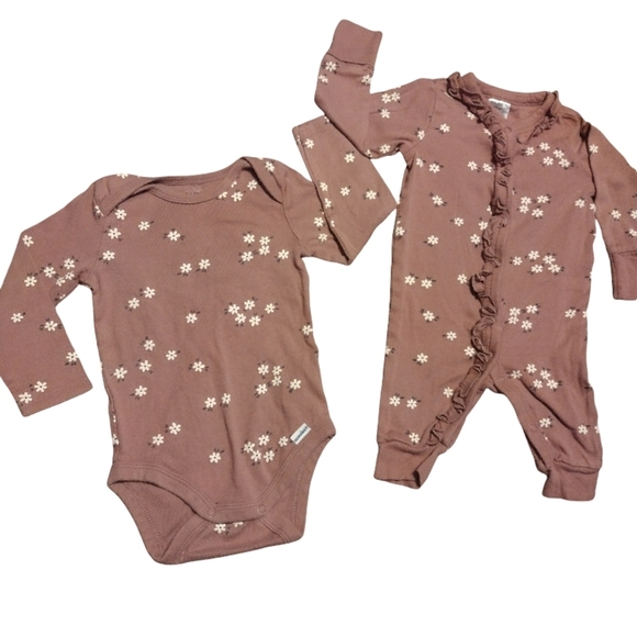 Modern Moments Other - Floral Kids One Piece Set - Beautiful Purple Color​